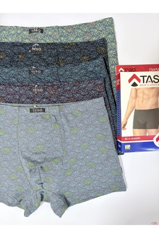 Мужские трусы боксеры из бамбука с хлопком Taso 5836